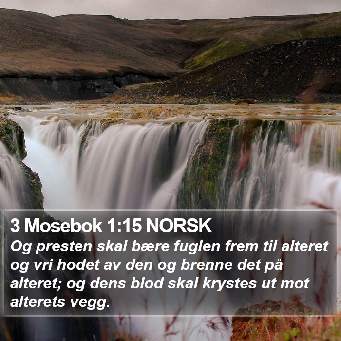 3 Mosebok 1:15 NORSK Bible Study