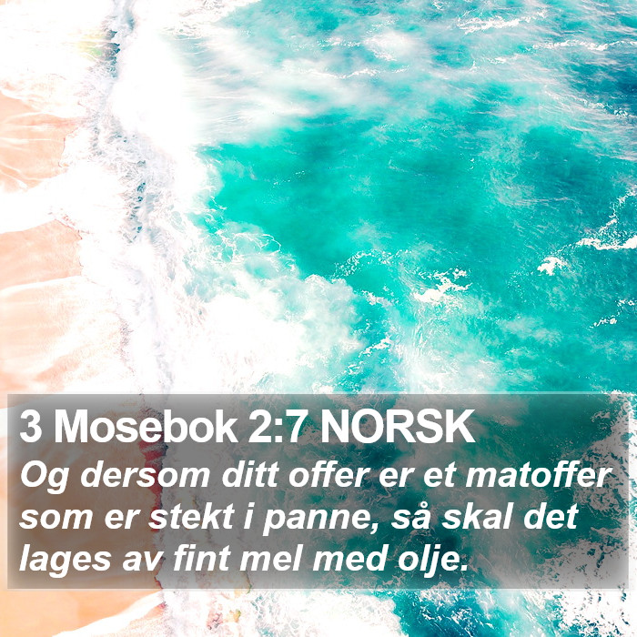 3 Mosebok 2:7 NORSK Bible Study