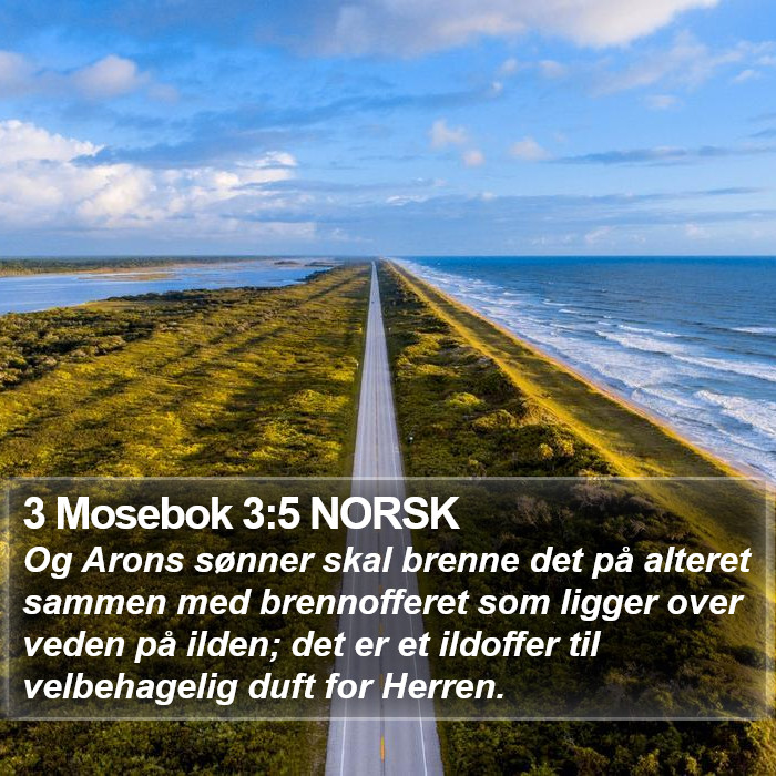 3 Mosebok 3:5 NORSK Bible Study