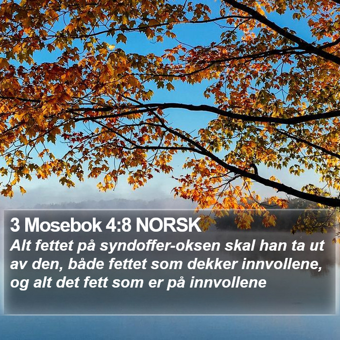 3 Mosebok 4:8 NORSK Bible Study