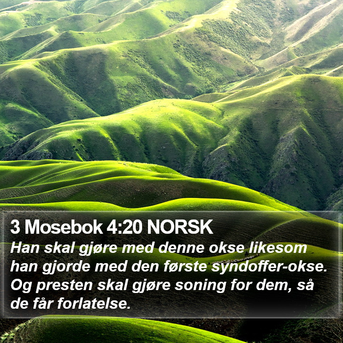 3 Mosebok 4:20 NORSK Bible Study
