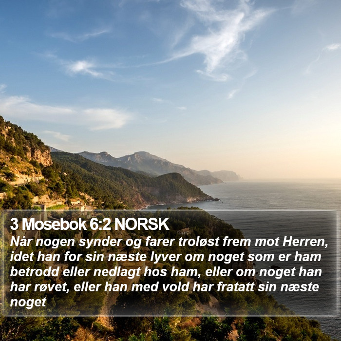 3 Mosebok 6:2 NORSK Bible Study