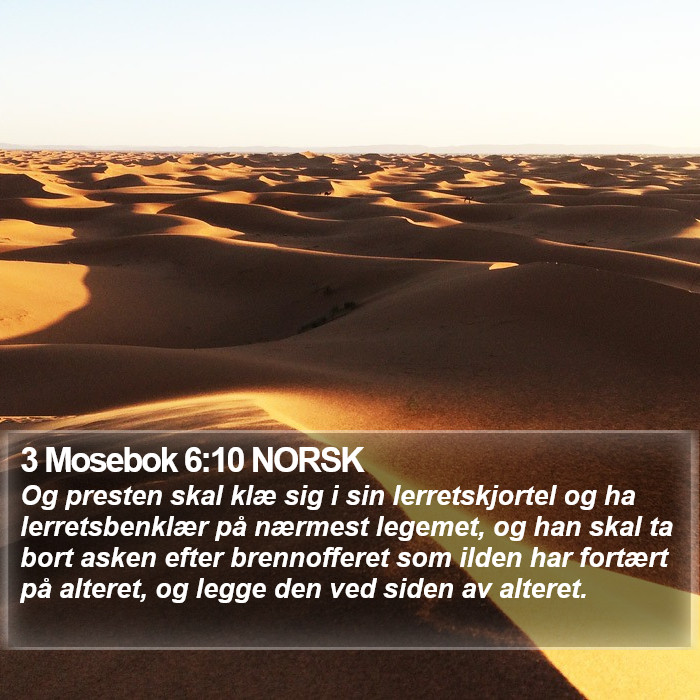 3 Mosebok 6:10 NORSK Bible Study