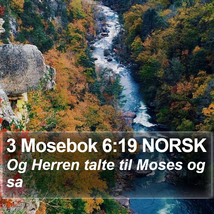 3 Mosebok 6:19 NORSK Bible Study