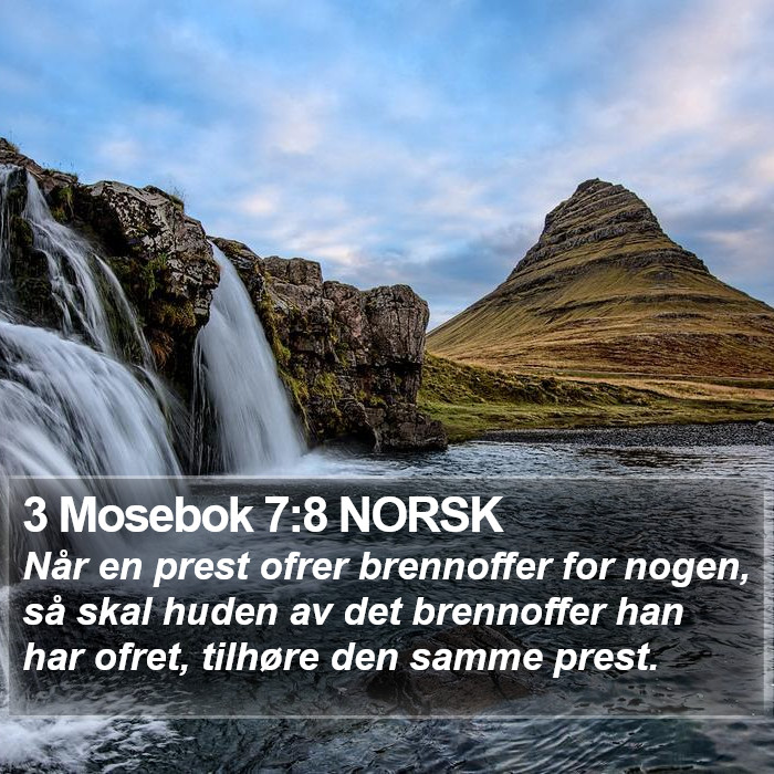 3 Mosebok 7:8 NORSK Bible Study