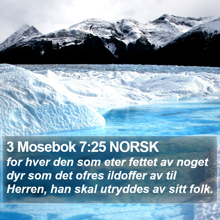 3 Mosebok 7:25 NORSK Bible Study