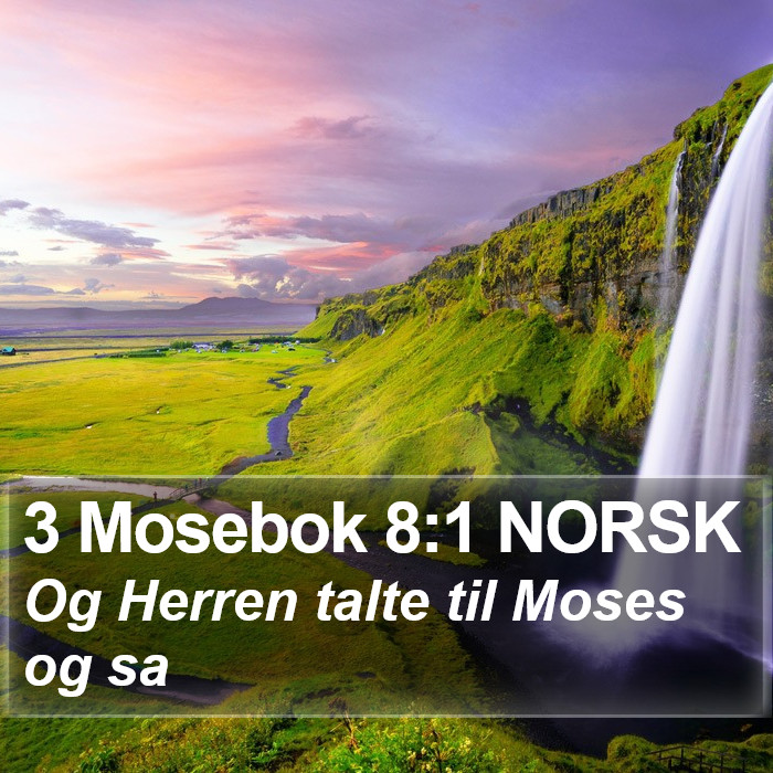 3 Mosebok 8:1 NORSK Bible Study