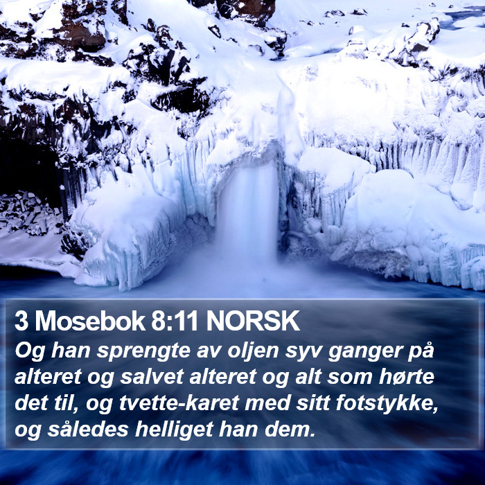 3 Mosebok 8:11 NORSK Bible Study