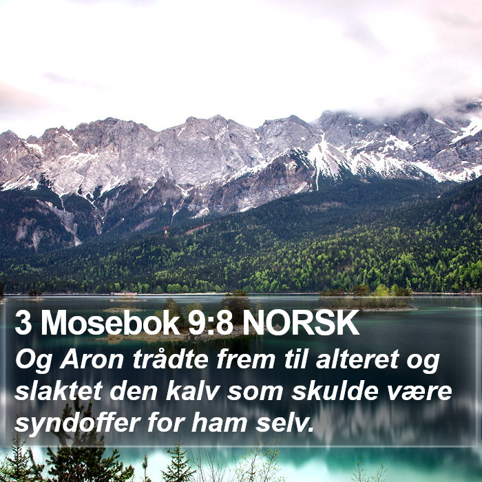 3 Mosebok 9:8 NORSK Bible Study