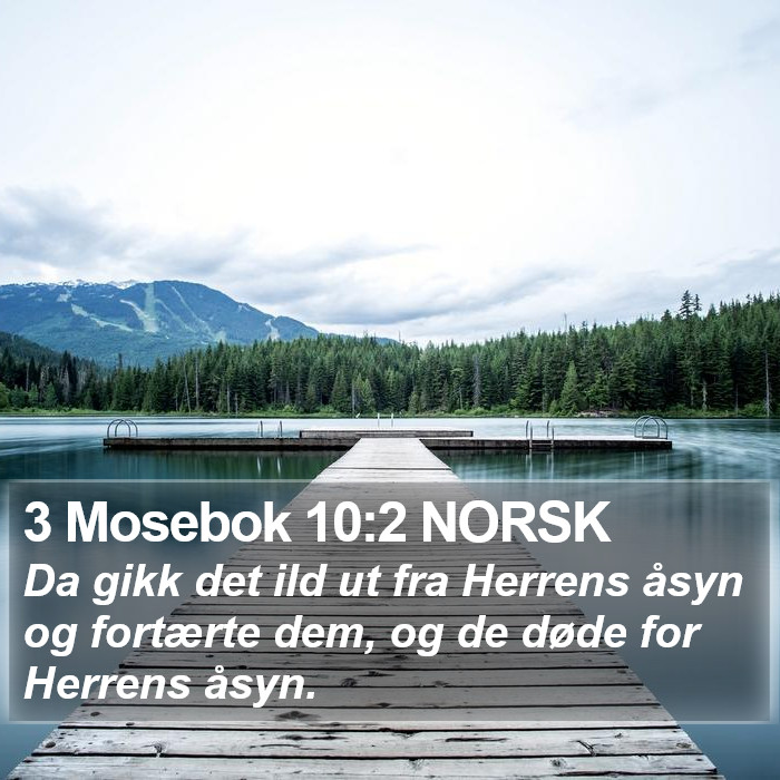 3 Mosebok 10:2 NORSK Bible Study