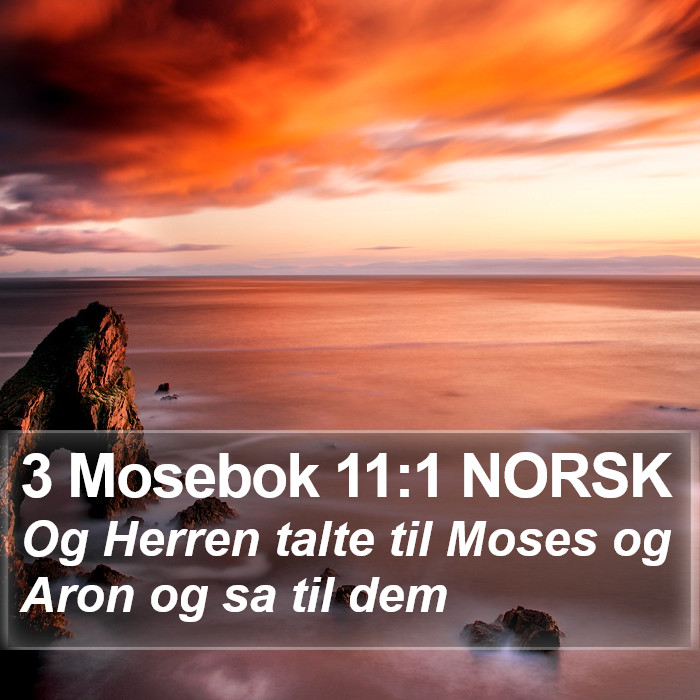 3 Mosebok 11:1 NORSK Bible Study
