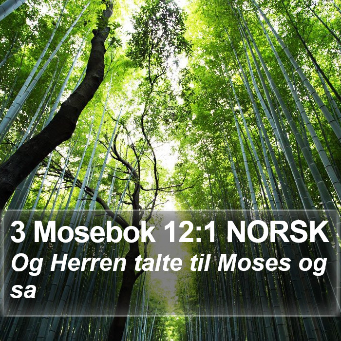 3 Mosebok 12:1 NORSK Bible Study