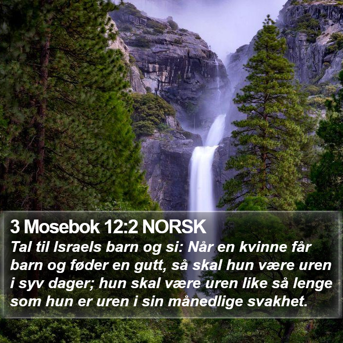 3 Mosebok 12:2 NORSK Bible Study