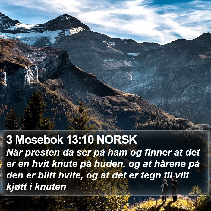 3 Mosebok 13:10 NORSK Bible Study