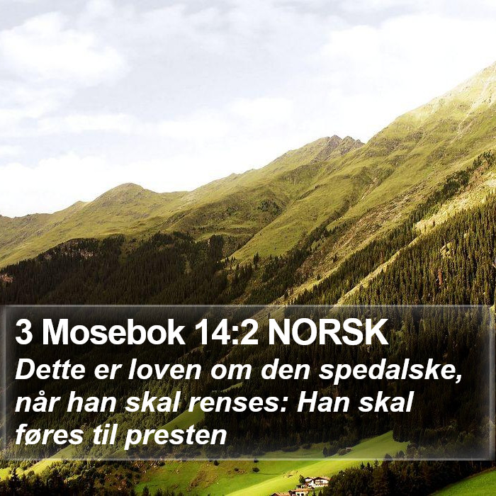 3 Mosebok 14:2 NORSK Bible Study