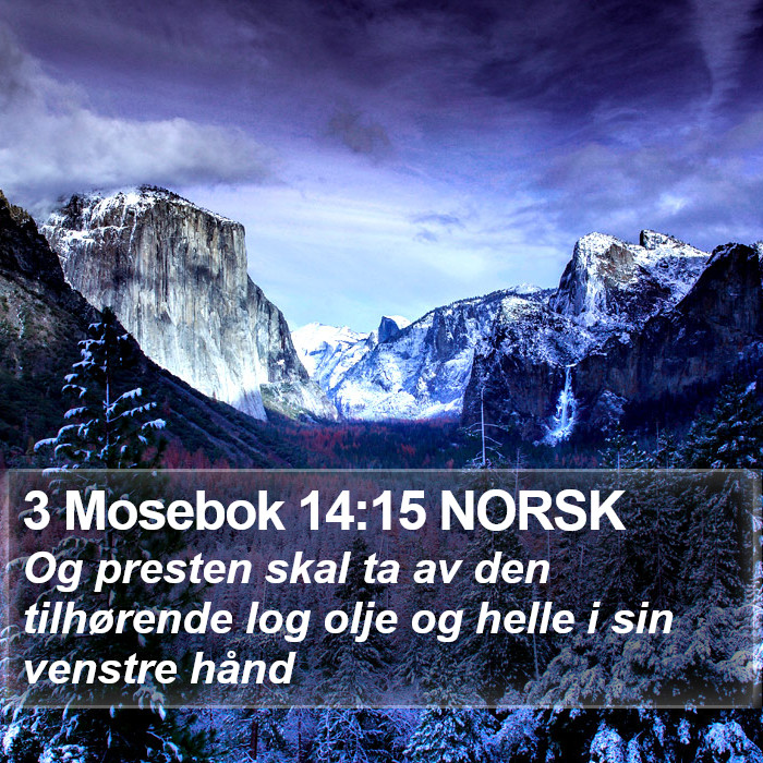 3 Mosebok 14:15 NORSK Bible Study