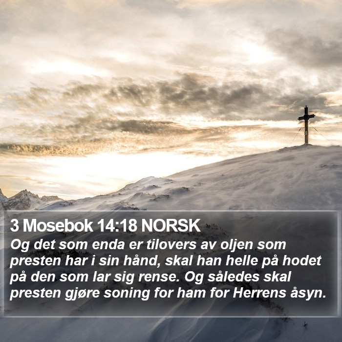 3 Mosebok 14:18 NORSK Bible Study