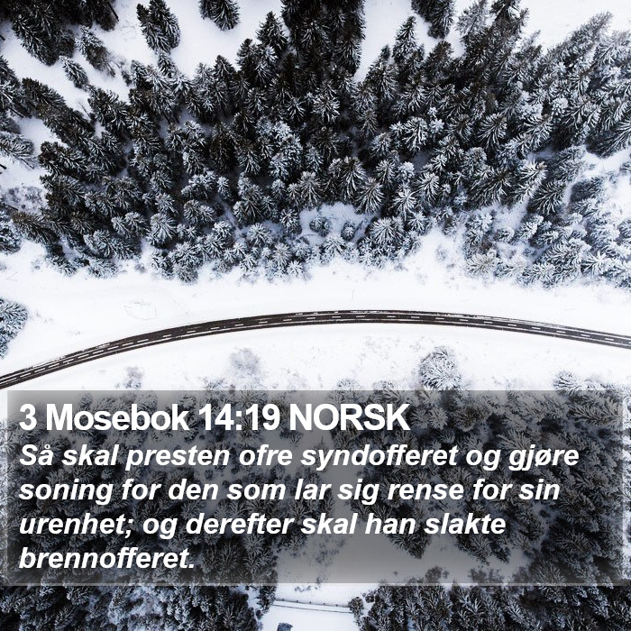 3 Mosebok 14:19 NORSK Bible Study