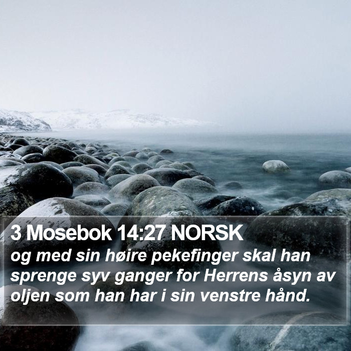 3 Mosebok 14:27 NORSK Bible Study