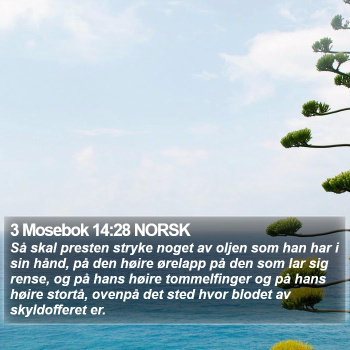 3 Mosebok 14:28 NORSK Bible Study