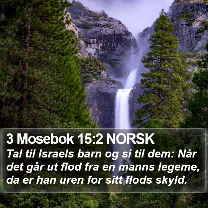 3 Mosebok 15:2 NORSK Bible Study