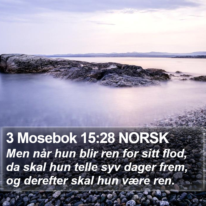 3 Mosebok 15:28 NORSK Bible Study