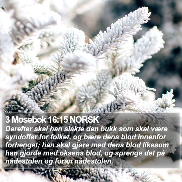 3 Mosebok 16:15 NORSK Bible Study