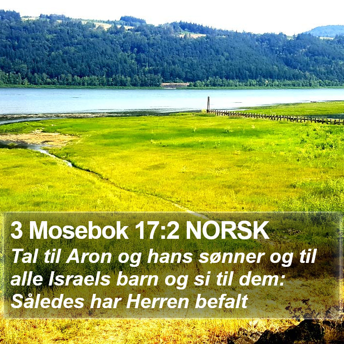 3 Mosebok 17:2 NORSK Bible Study