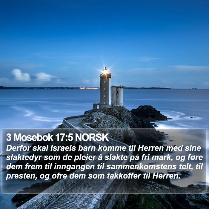 3 Mosebok 17:5 NORSK Bible Study