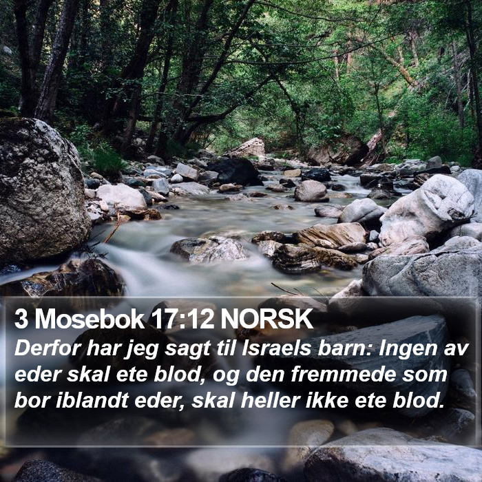 3 Mosebok 17:12 NORSK Bible Study