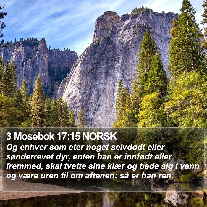 3 Mosebok 17:15 NORSK Bible Study