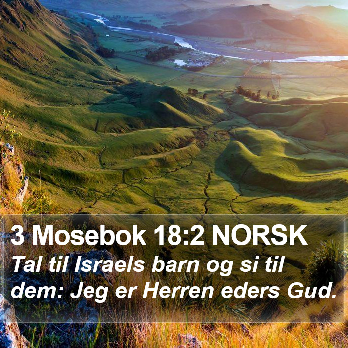 3 Mosebok 18:2 NORSK Bible Study