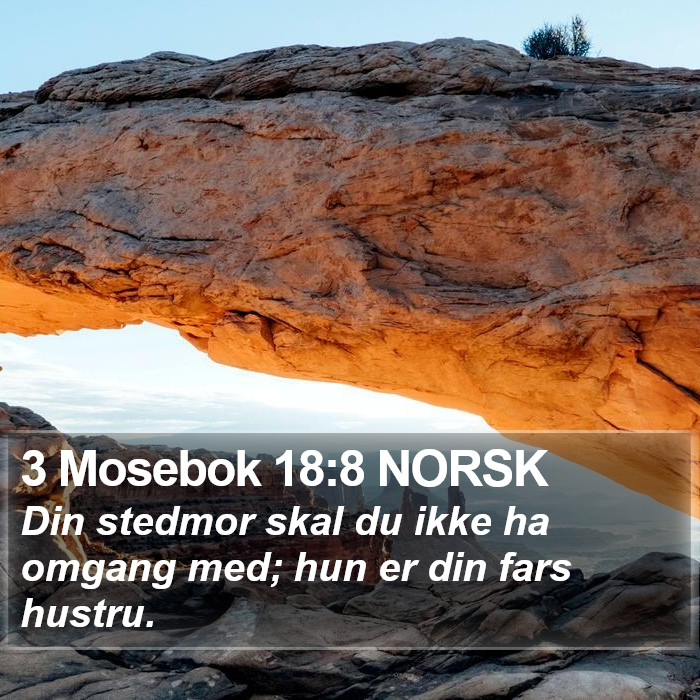 3 Mosebok 18:8 NORSK Bible Study
