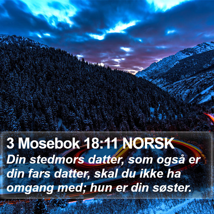 3 Mosebok 18:11 NORSK Bible Study