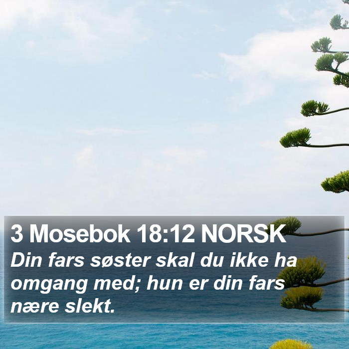 3 Mosebok 18:12 NORSK Bible Study