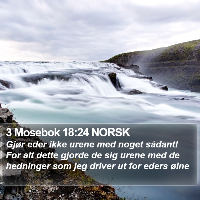 3 Mosebok 18:24 NORSK Bible Study