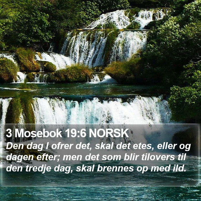 3 Mosebok 19:6 NORSK Bible Study