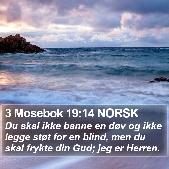 3 Mosebok 19:14 NORSK Bible Study