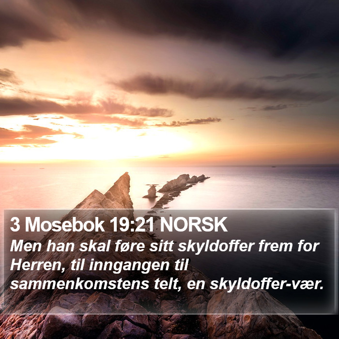 3 Mosebok 19:21 NORSK Bible Study