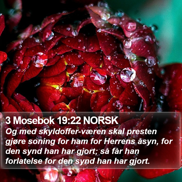 3 Mosebok 19:22 NORSK Bible Study