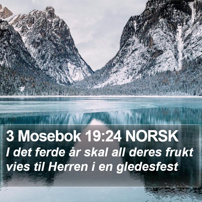 3 Mosebok 19:24 NORSK Bible Study