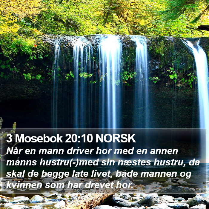 3 Mosebok 20:10 NORSK Bible Study