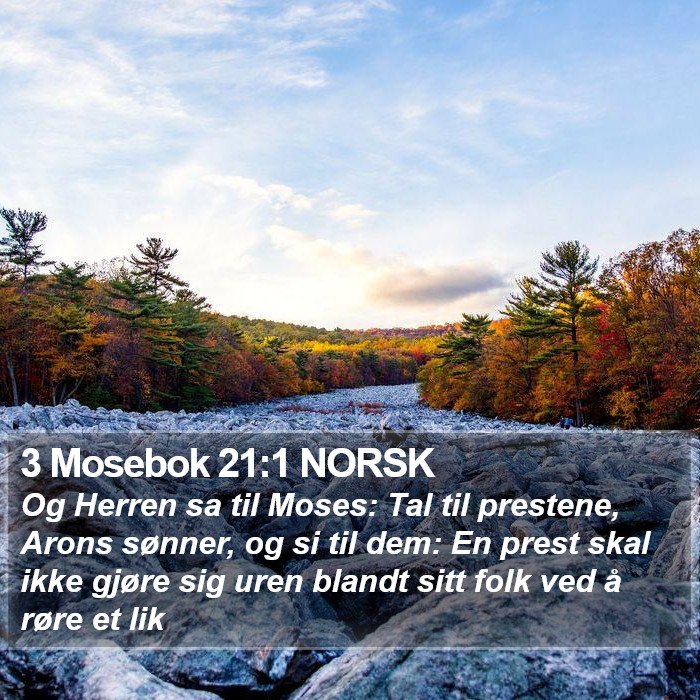 3 Mosebok 21:1 NORSK Bible Study