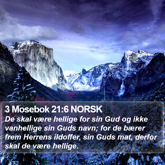 3 Mosebok 21:6 NORSK Bible Study