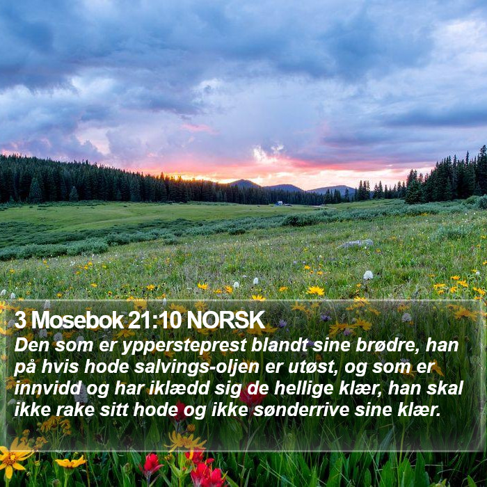 3 Mosebok 21:10 NORSK Bible Study