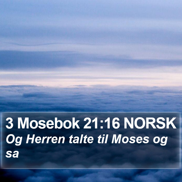 3 Mosebok 21:16 NORSK Bible Study