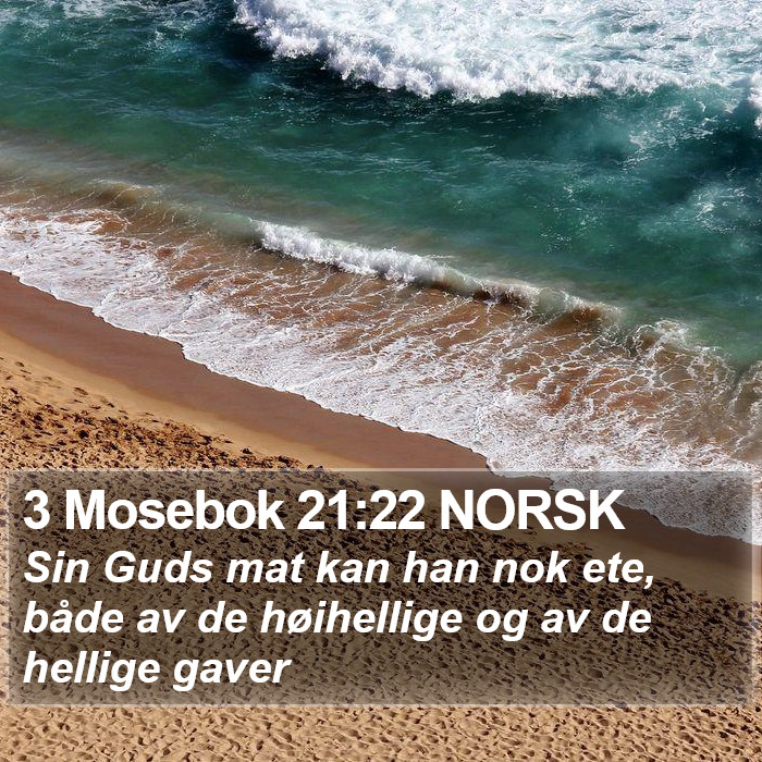 3 Mosebok 21:22 NORSK Bible Study