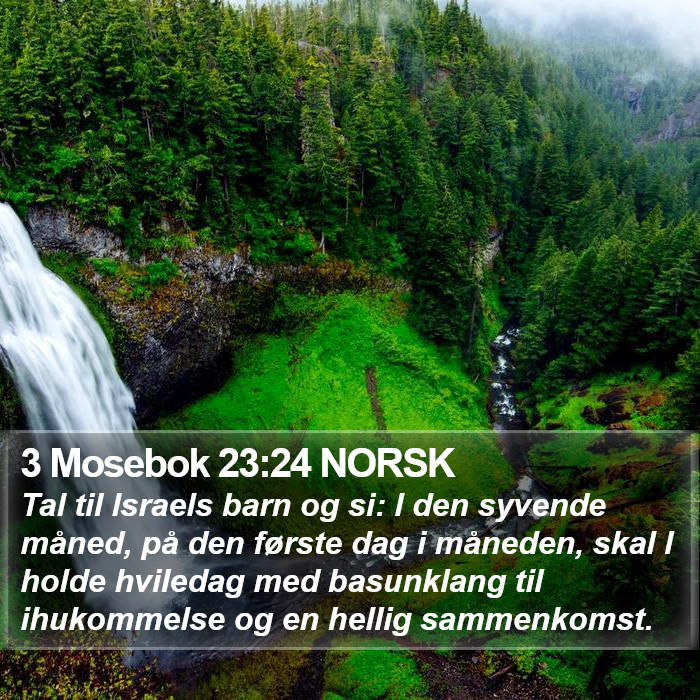 3 Mosebok 23:24 NORSK Bible Study