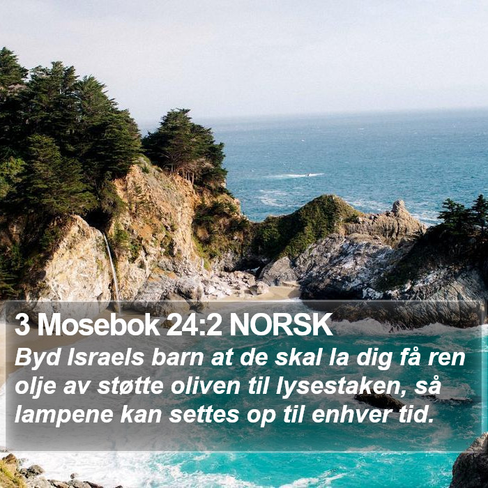 3 Mosebok 24:2 NORSK Bible Study