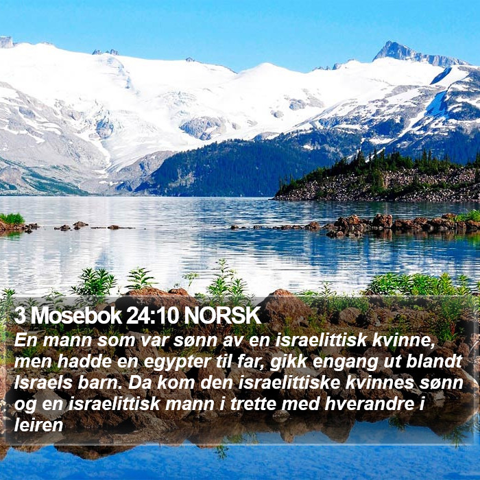 3 Mosebok 24:10 NORSK Bible Study